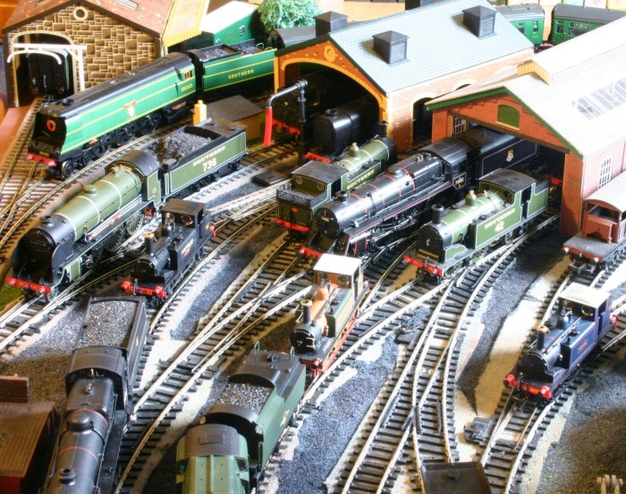 Birds-eye view of the Loco Yard