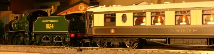 N class 1824 and Pullman Car Ibis