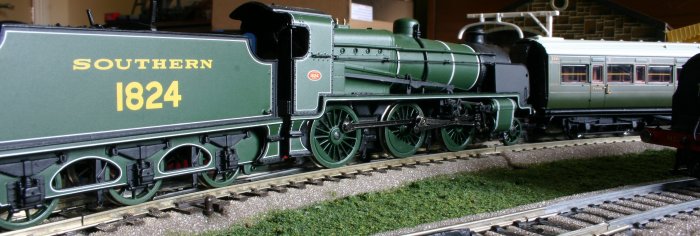 Bachmann N class 1824 tender-first
