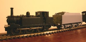 Hornby terrier A1X W11 Newport with new bunker fitted