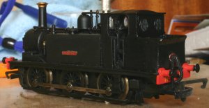 Hornby Terrier W11 Newport with Golden Arrow extended bunker - SR black - brass nameplates (4)