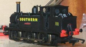 Hornby Terrier W11 Newport with Golden Arrow extended bunker - SR black - brass nameplates (6)