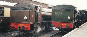 1995 Kent & East Sussex Railway - Tenterden - Austerity - 23 Holman F Stephens & 24 Rolvenden
