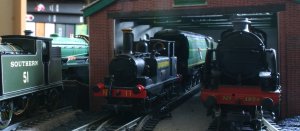 Locoyard 00 scale - Southern scenes 2012 - Hornby terrier W11 Newport & Bachmann N class 1824