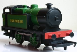 Hornby class D 0-4-0 side tank - 7 Southern Malachite Green