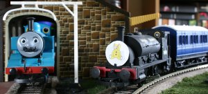 Locoyard Children in Need Train and Movember Thomas the Tank Engine