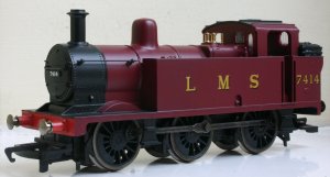 Hornby Railroad LMS 3F Jinty 7414