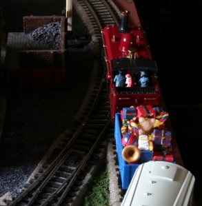 Locoyard Christmas 2012 - Santa Claus cab ride