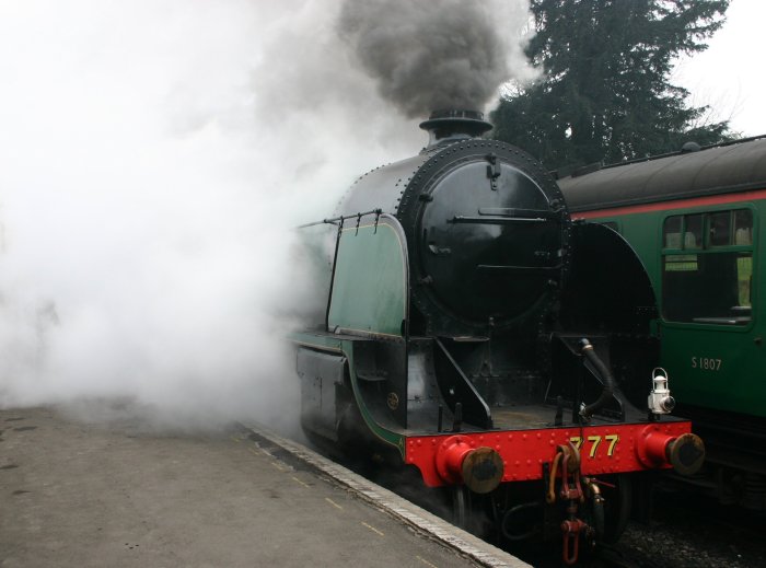 2013 Great Spring Steam Gala - Watercress Line - Ropley - N15 King Arthur class - 777 - Sir Lamiel