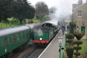 2013 Great Spring Steam Gala - Watercress Line - Ropley - N15 King Arthur class - 777 - Sir Lamiel
