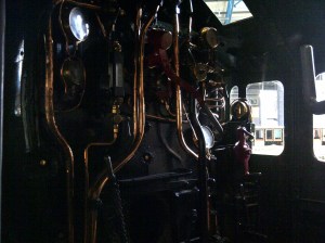 Nick Littlewood - GWR King class - 6000 King George V - NRM - 6th October 2012 cab