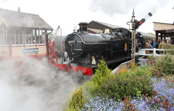 2013 - Kent and East Sussex Railway - Tenterden Town - Ex-GWR 56xx - 6619