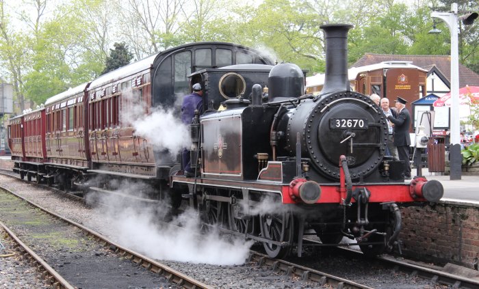 2013 - Kent and East Sussex Railway - Tenterden Town - Ex-LBSCR A1X Terrier - 32670