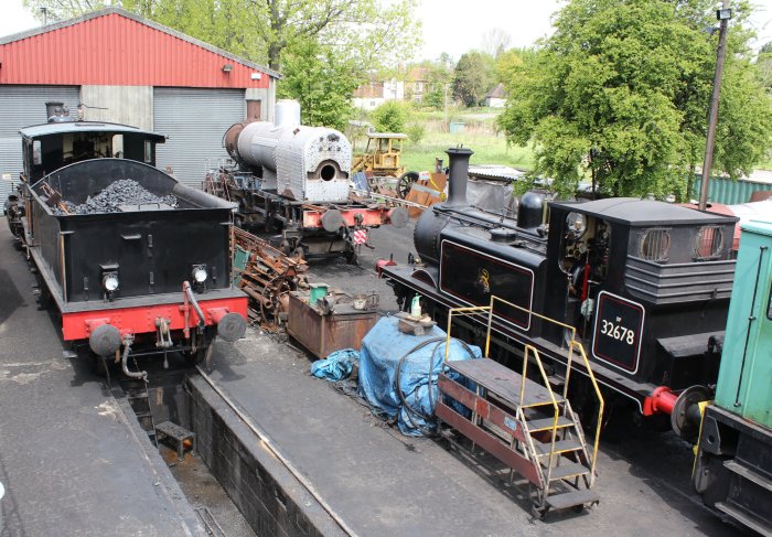 2013 - Kent and East Sussex Railway - Rolvenden - Ex-LBSCR A1X Terrier 32678 & 376 Norwegian