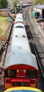 2013 - Swanage Railway - Swanage - class 20 - 20189 & 20227 London Underground