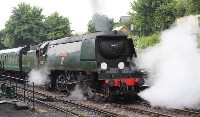 2013 - Watercress Line - Ropley - Unrebuilt West Country class - 34007 Wadebridge