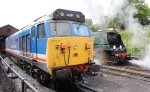 2013 - Watercress Line - Ropley - Class 50 - 50027 Lion & Unrebuilt West Country class - 34007 Wadebridge