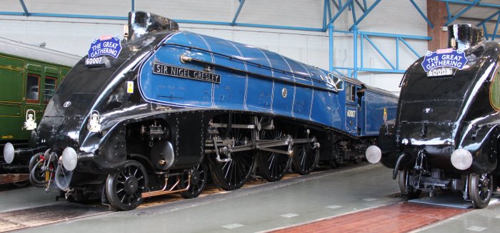 2013 National Railway Museum York - The Great Gathering - BR A4 60007 Sir Nigel Gresley &amp; 60008 Dwight D Eisenhower