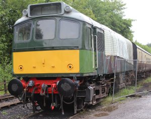 2013 South Devon Railway - Buckfastleigh - BR class 25 Bo-Bo D7541 (25 191)