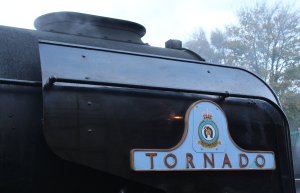 2013 Watercress Line Autumn Steam Spectacular - Ropley - A1 class 60163 Tornado nameplate