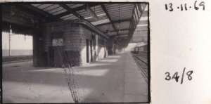 Nick Littlewood - The deserted inside of Sheffield Victoria station 13 November 1969