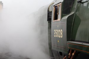2014 - Watercress Line - Spring Steam Gala - Ropley - Merchant Navy Class - 35028 Clan Line