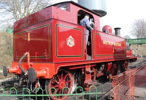 2014 - Watercress Line - Spring Steam Gala - Ropley - Metropolitan Railway E Class - 0-4-4T No 1