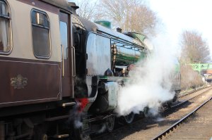 2014 - Watercress Line - Spring Steam Gala - Ropley - Merchant schools class 925 Cheltenham