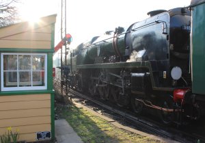 2014 - Watercress Line - Spring Steam Gala - Ropley - rebuilt West Country class - 34046 Braunton