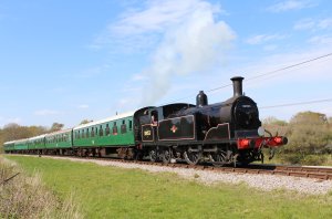 2014 - Swanage Railway - Corfe Castle - Ex-LSWR M7 class - BR 30053
