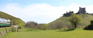 2014 - Swanage Railway - Corfe Castle - Ex-LSWR M7 class - BR 30053