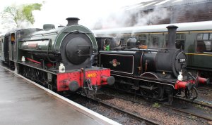 2014 Kent and East Sussex Railway 40th Anniversary Gala Tenterden Town A1X Terrier 32678 Hunslet Austerity 23 Holman F Stephens