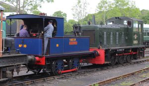 2014 Kent and East Sussex Railway 40th Anniversary Gala Tenterden Town Sentinal 0-4-0 10 Gervase Class 03 Diesel Shunter D.2023