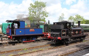 2014 Kent and East Sussex Railway 40th Anniversary Gala Tenterden Town Sentinal 0-4-0 10 Gervase A1X Terrier ex-LBSCR 32678