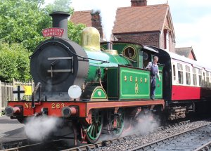 2014 Bluebell Railway - Sheffield Park - SECR H Class 263 Wealden Rambler