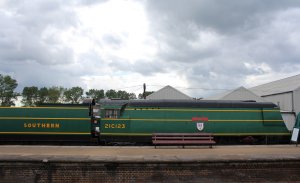 2014 Bluebell Railway - Sheffield Park - Southern Railway Bulleid West Country Pacific 21C123 Blackmoor Vale