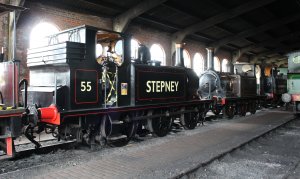 2014 Bluebell Railway - Sheffield Park - Ex-LBSCR A1X Terrier class 55 Stepney lined black