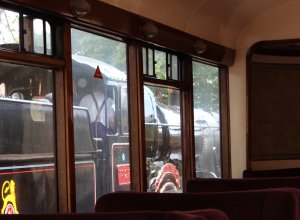 2014 Paignton and Dartmouth Steam Railway - View from Pullman Devon Belle Observation Car7827 Lydham Manor