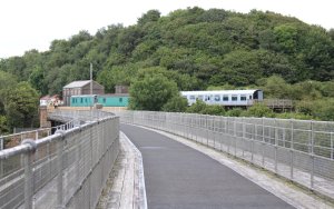 Dartmoor Railway 2014 - Meldon Viaduct  - Granite Way