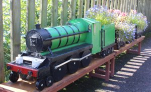 2014 West Somerset Railway Autumn Steam Gala - Stogumber - Flower planters