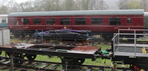 Nov 2014 Peak Rail Rowsley South - LMS carriage Third Open 1501