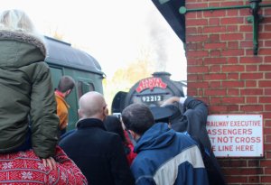 Watercress Railway 2014 Ropley Christmas Santa Specials - BR Standard 9F 92212