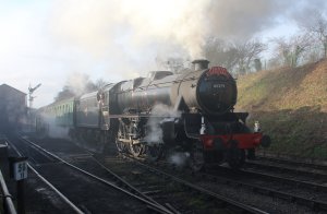 Watercress Railway 2014 Ropley Christmas Santa Specials - Ex-LMS Black 5 45379