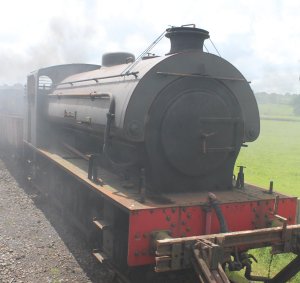 2014 Kent and East Sussex Railway 40th Anniversary Gala Rolvenden siding Hunslet Austerity 24 Rolvenden