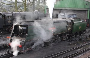 Mid Hants Railway Spring Steam Gala 2015 Ropley - West Country Class 34007 Wadebridge