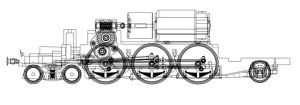 Hornby unrebuilt Merchant Navy chassis design