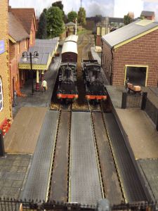 A nice unusual feature of Loughborough Road is the working traverser at the end of the platforms. 