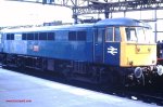 British Rail Class 86 Electric LOCO 86 258 Talyllyn Crewe Prior to working the 1605 Holyhead to London Euston Forward 1-7-1984