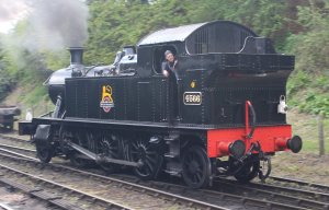 2015 - Severn Valley Railway Bridgnorth - Ex-GWR 45xx 4566 BR black