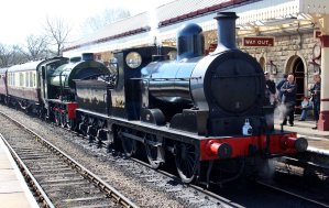 2015 - East Lancashire Railway Ramsbottom - Hunslet Austerity War Department 75008 Swiftsure & Aspinall L&YR Class 27 1300 LMS 12322